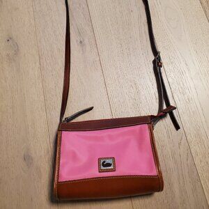 Dooney and Bourke hot pink cross body purse